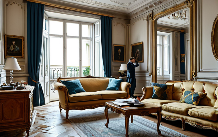 자연재해 대비 주택 보험 - **

"A well-maintained family home in the French countryside, fully clothed family inspecting the ro...