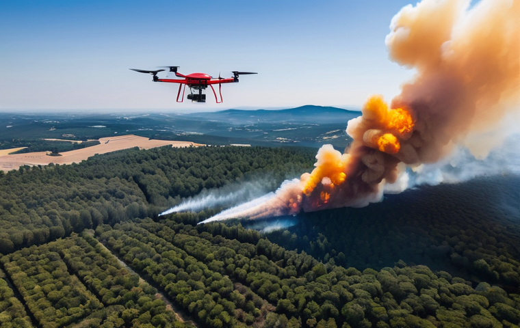 국내외 재난 대응 정책 - Prompt 1: Advanced Technological Response to a French Forest Fire**